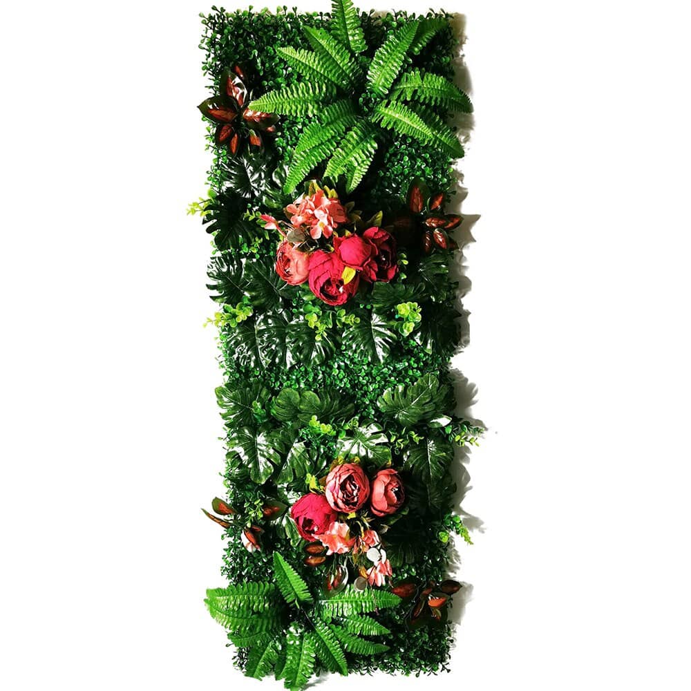 Mur Végétal Artificiel <br> Rosea